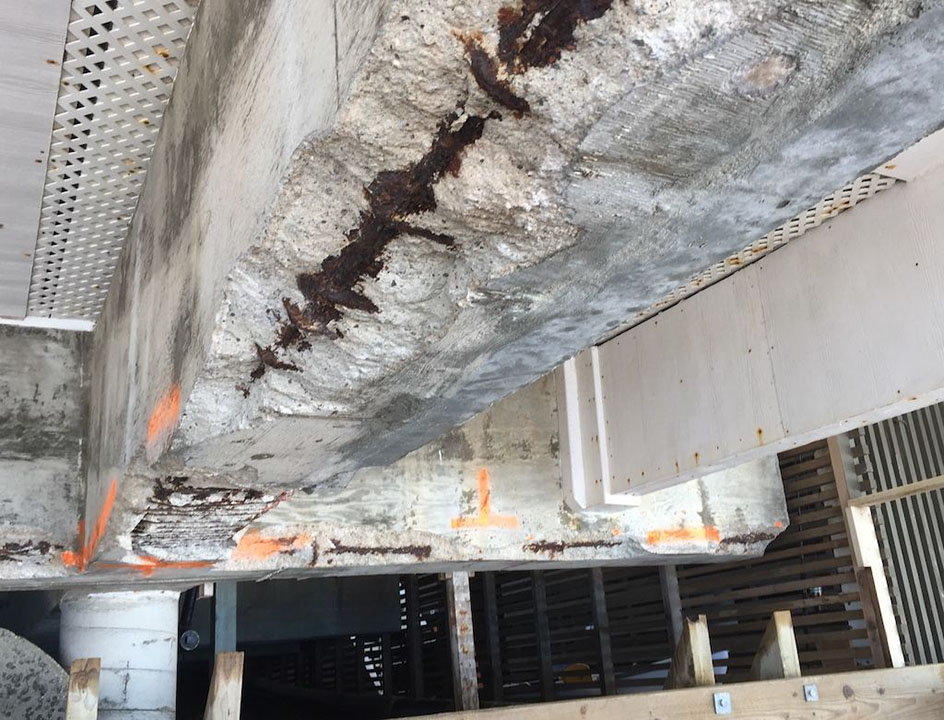 Repair_Spalling in beam